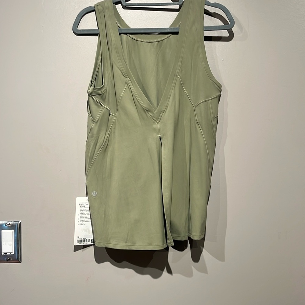 Lululemon Nulu Fold Classic Fit YogaTank Top